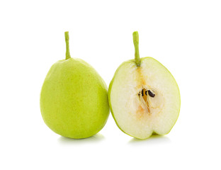fragrant pear isolated on white background