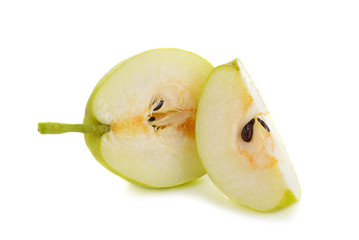 fragrant pear isolated on white background