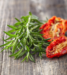 Rosemary with tomato