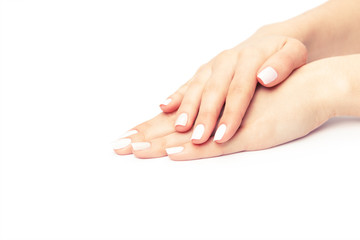 woman nails