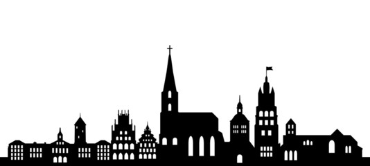 Naklejka premium Skyline Münster