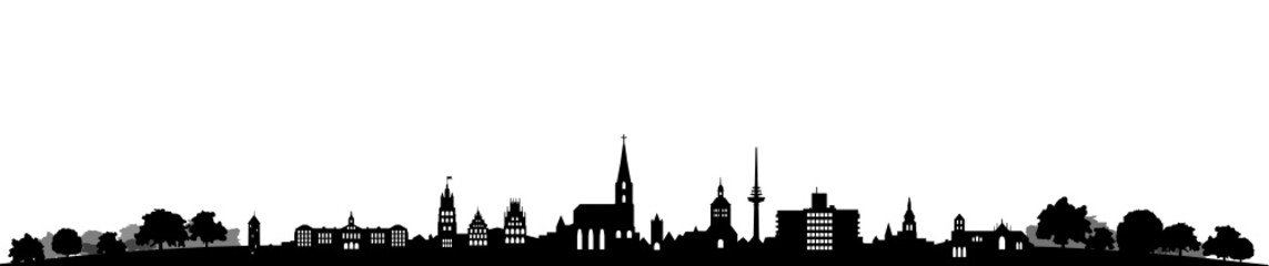 Fototapeta premium Skyline Münster