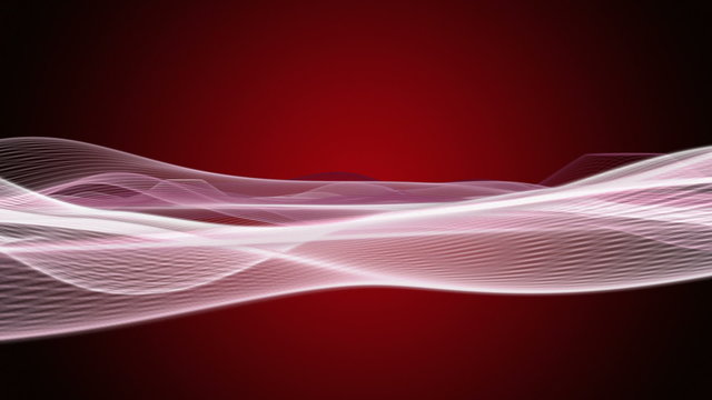 fantastic animation - wave object in motion – loop HD