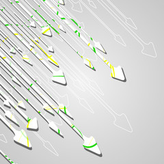 Arrow design background.