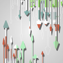 Arrow design background.