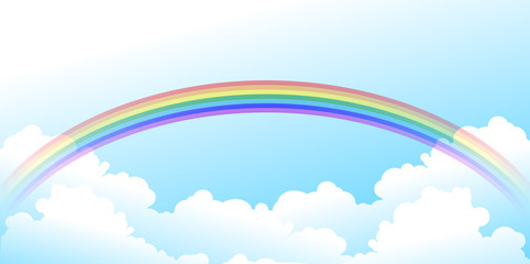 空　虹　背景
