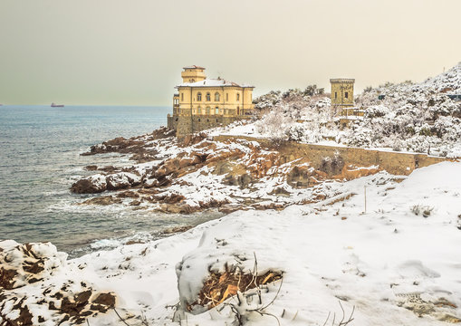 CNeve sul Castel Boccale