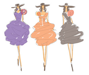 Sketch Fashion Poses