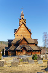 Fototapeta na wymiar Norwegian historic church