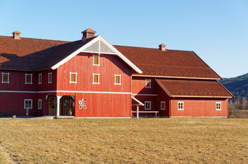 Norwegian red barn