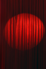 Red Curtain close-up