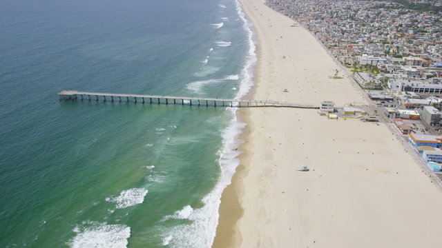 Aerial view of Californian coast