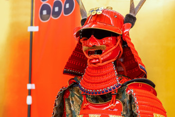 Obraz premium Replica Of Sanada Yukimura Armor, Japanese Ancient Warrior