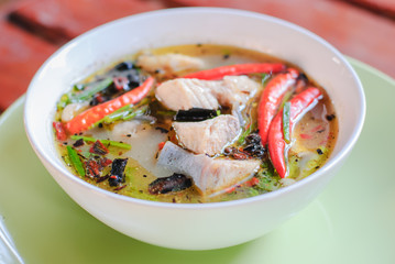 soup with fish