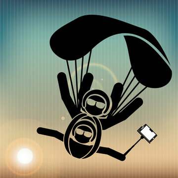 parachute fly