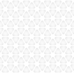 Black and white geometric seamless pattern with soft gradient.