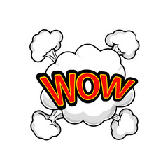 wow label abstract background