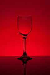 empty wine glass