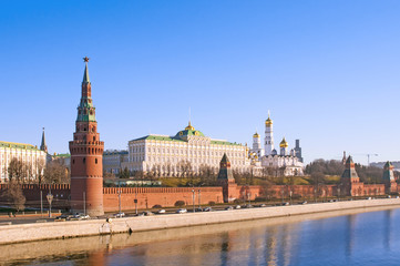 Moscow Kremlin. View of the Vodovzvodnaya Tower