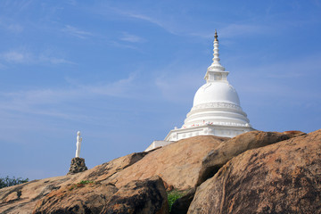 Kirinda stupa temple near Yala in Sri Lanka