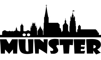Obraz premium Skyline Münster