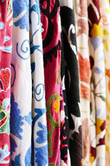 Set of various suzani - traditional Uzbek embroidery - 80621178