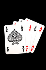 aces playing cards suits