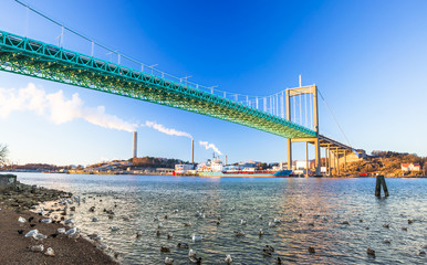 Alvsborg bridge in Goteborg, Sweden