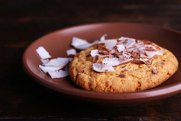 Cookie with coconut chips