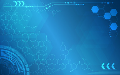 polygon science abstract background