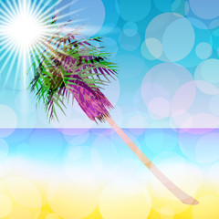 Obraz premium Summer landscape. Vector. 9
