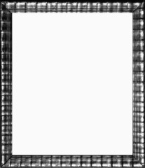 Wellenleisten - Rahmen schwarz weiss