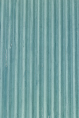 Blue corrugated metal sheet background
