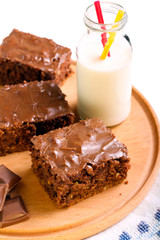 Chocolate and oatmeal bars