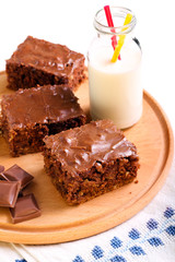 Chocolate and oatmeal bars