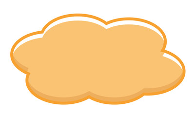 Vintage Orange Cloud