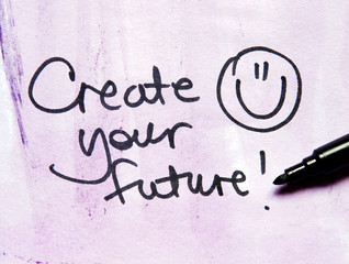 inspirational message  create your future