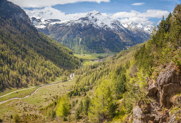 Fototapeta na wymiar Wanderweg in Südtirol