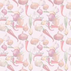 Spices seamless pattern