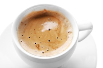 Cup of coffee, closeup