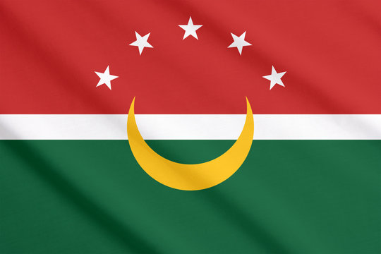 Maghreb flag waving