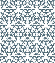 psychedelic abstract monochrome seamless pattern.