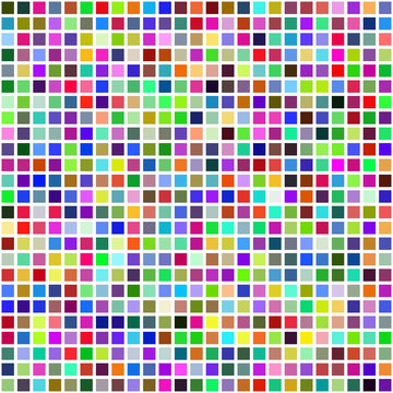 Grid of Random Colored Squares. Seamless Background. EPS8 Vector