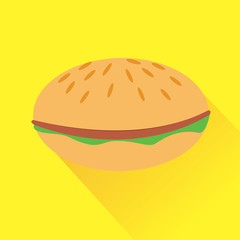 Burger Flat Icon