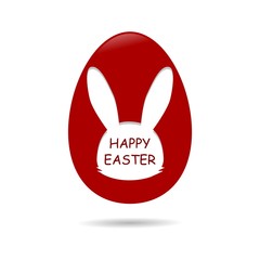 Happy Easter egg - illustration