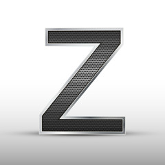 Fototapeta premium 3d speaker grille letter Z