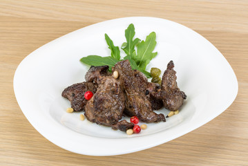 Roasted venison