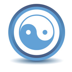 Blue Yin Yang icon