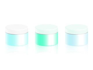 Cosmetic bottle for cream, gel, powder