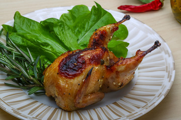 Roasted Quail